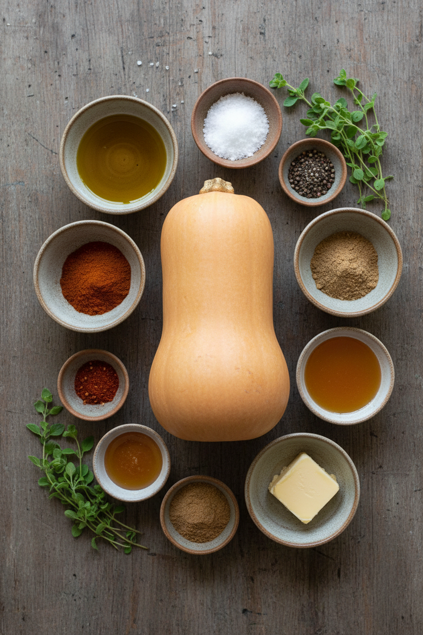Honey Orange Glazed Roasted Butternut Squash