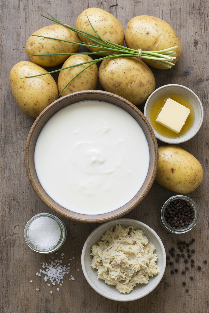 Horseradish Chive Mashed Potatoes