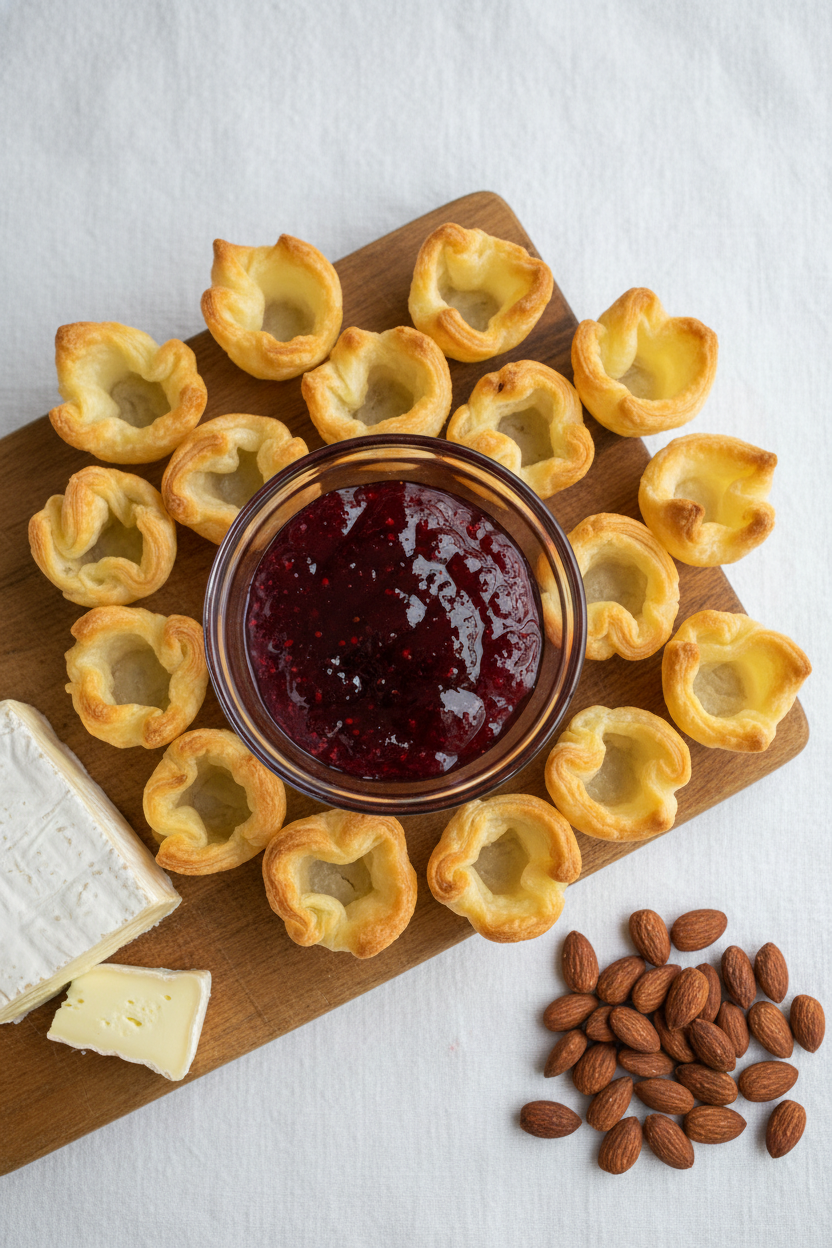 Individual Baked Brie Pastries