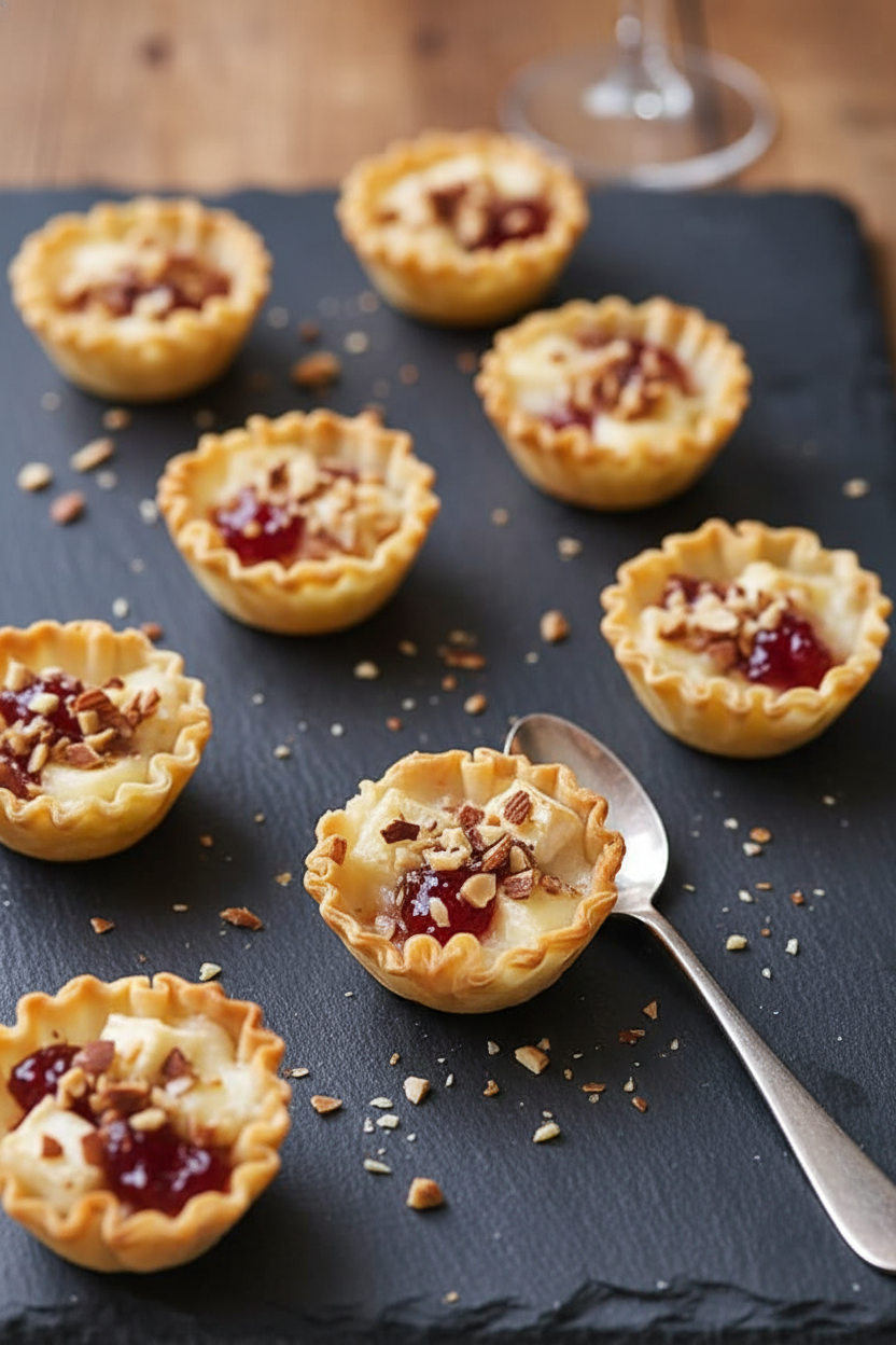 Individual Baked Brie Pastries