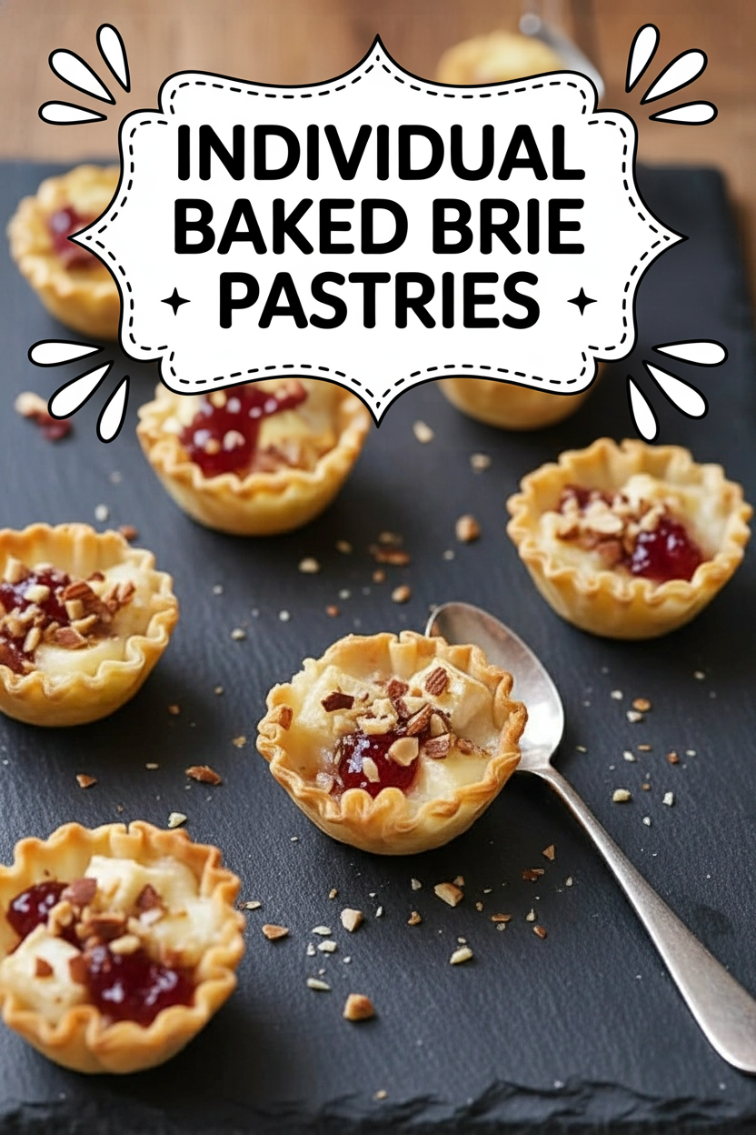 Individual Baked Brie Pastries