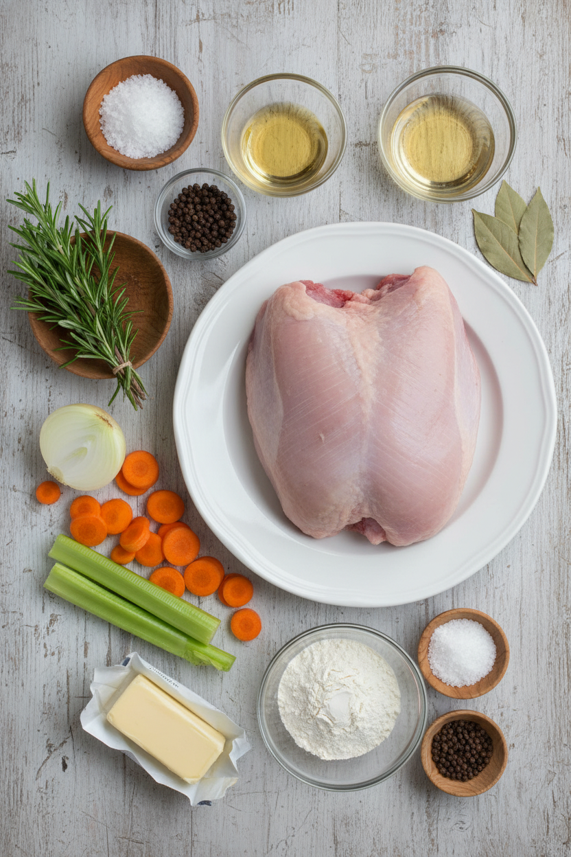 Juicy Turkey Breast with Rich Homemade Gravy