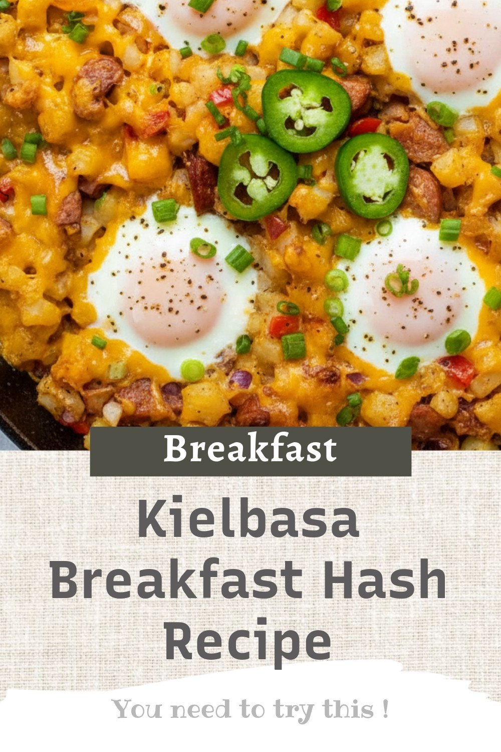 Kielbasa Breakfast Hash Recipe
