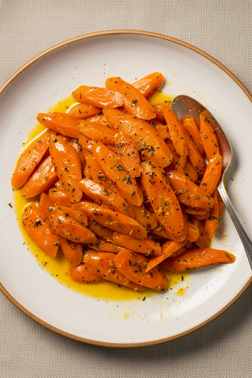 Lemon Thyme Glazed Carrots