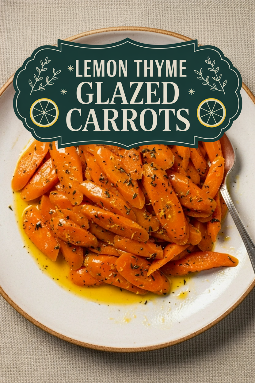 Lemon Thyme Glazed Carrots