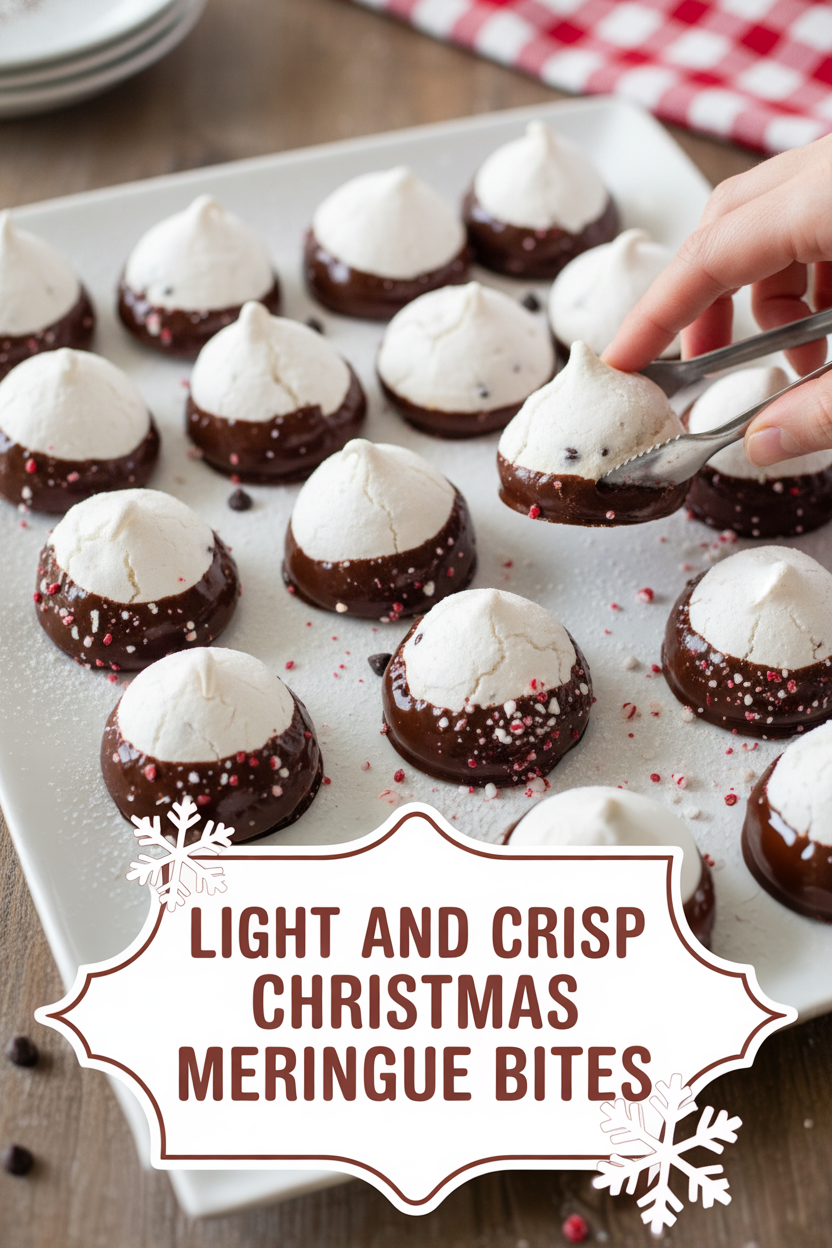 Light and Crisp Christmas Meringue Bites