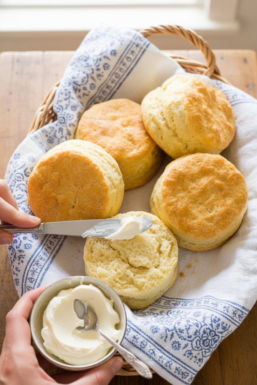 Light and Fluffy Low Fat Buttermilk Biscuits