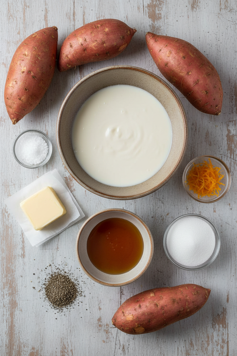 Maple Orange Glazed Sweet Potato Mash
