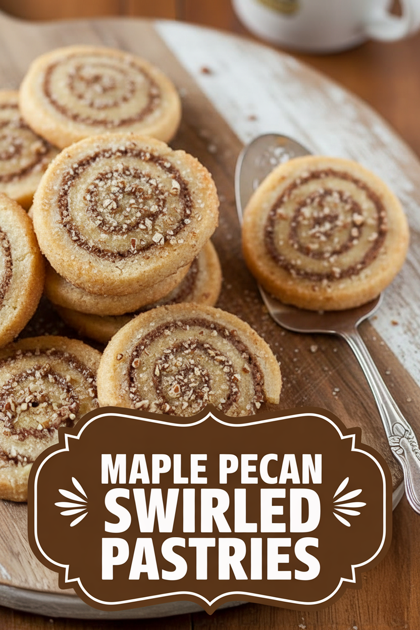 Maple Pecan Swirled Pastries