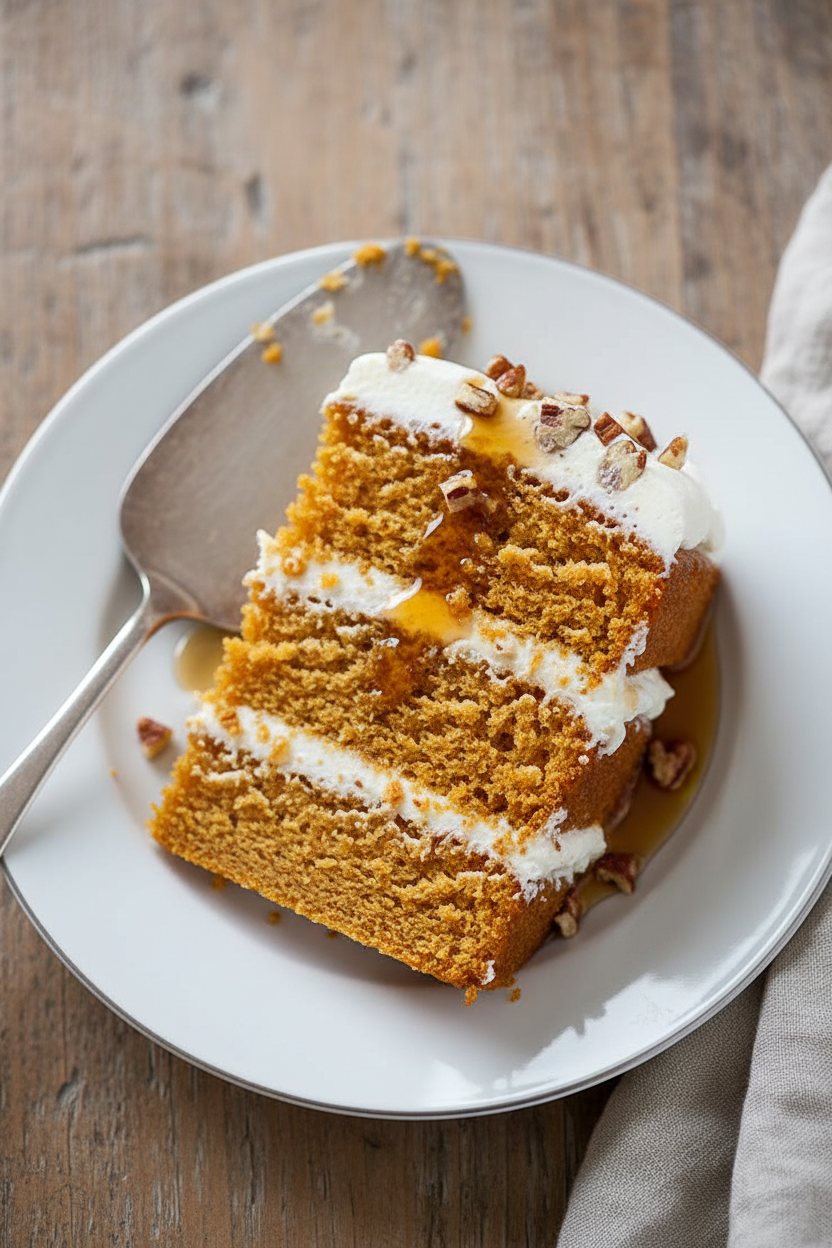 Maple Pumpkin Layer Cake