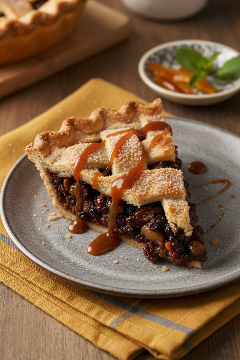 Modern Mincemeat Pie with a Spirited Twist