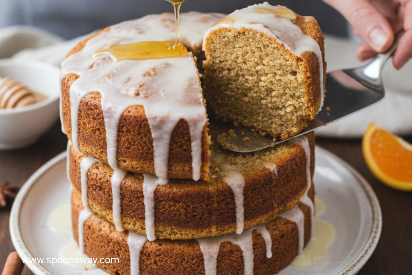 Moist Spiced Honey Layer Cake