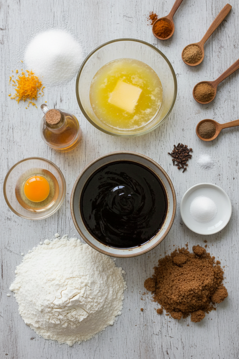Orange Molasses Spice Cookies