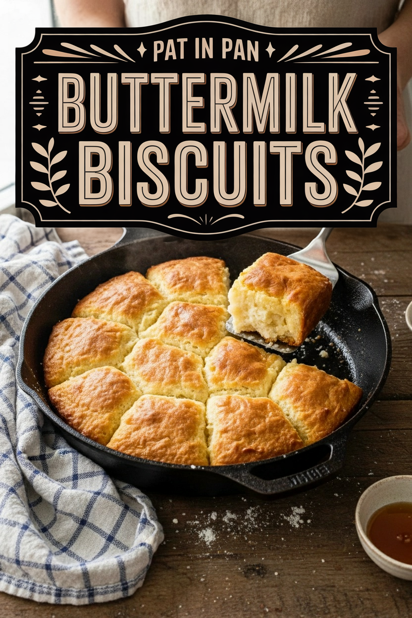 Pat in Pan Buttermilk Biscuits