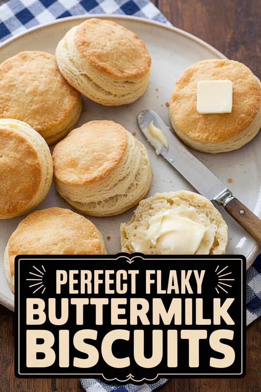 Perfect Flaky Buttermilk Biscuits