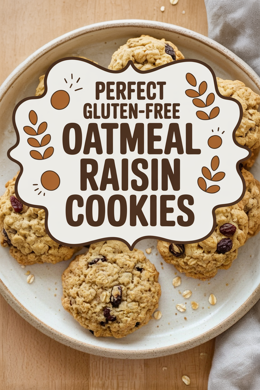Perfect Gluten-Free Oatmeal Raisin Cookies