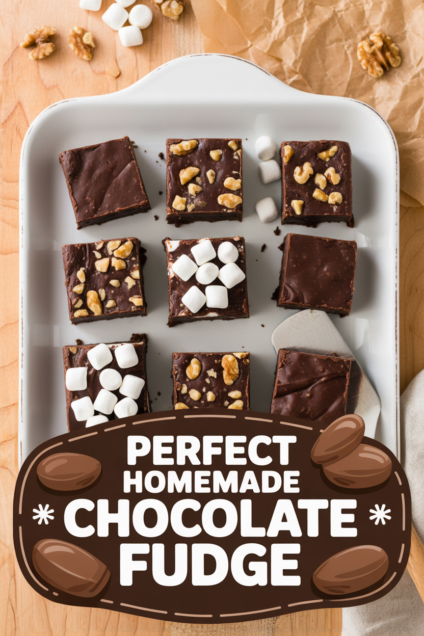Perfect Homemade Chocolate Fudge