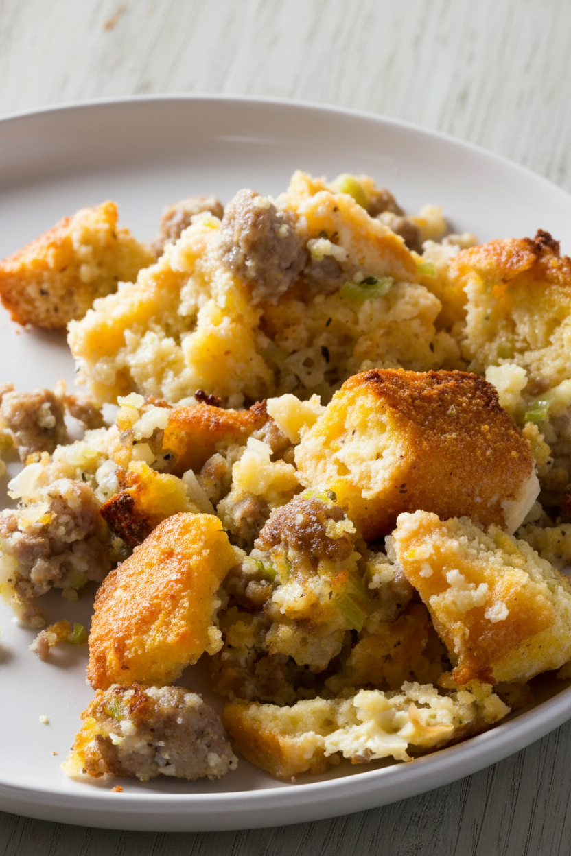 Perfect Homestyle Cornbread Dressing