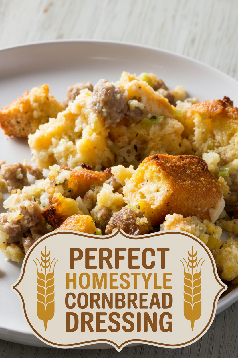 Perfect Homestyle Cornbread Dressing