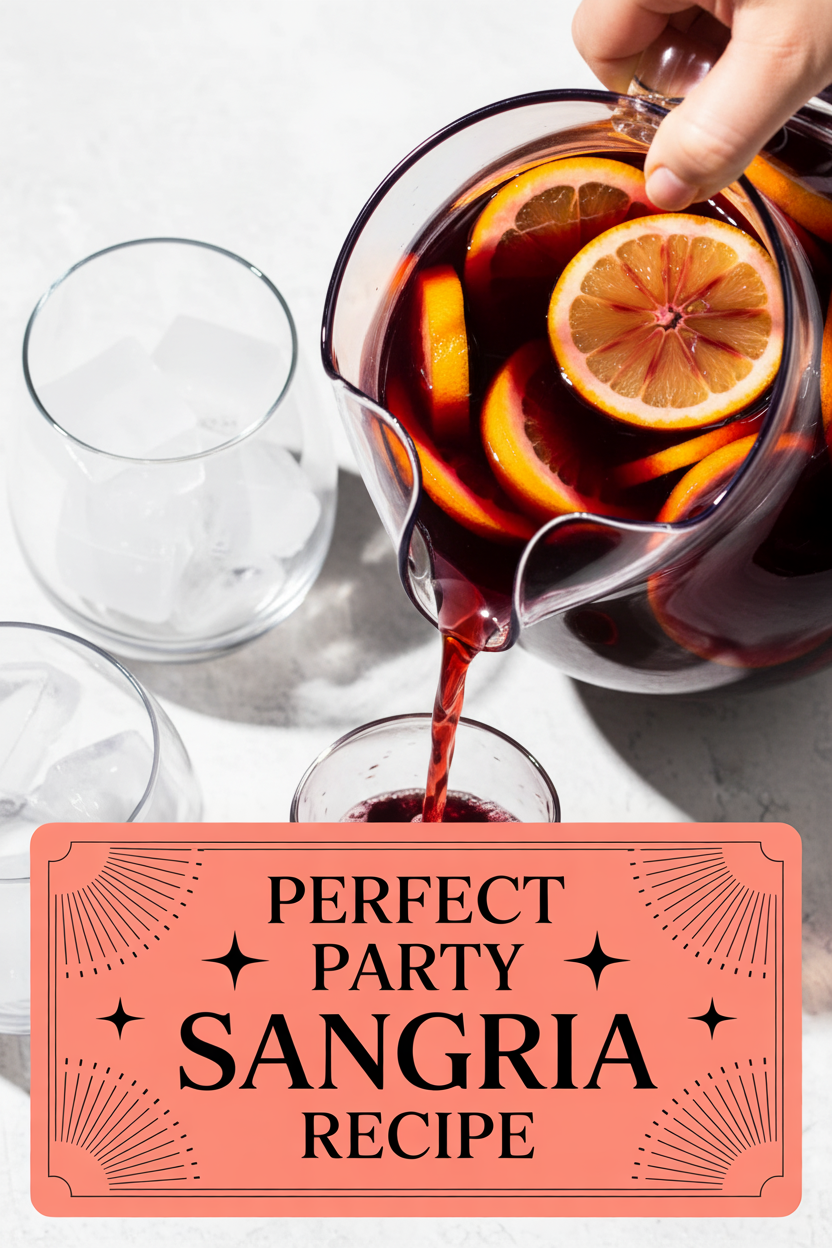 Perfect Party Sangria Recipe