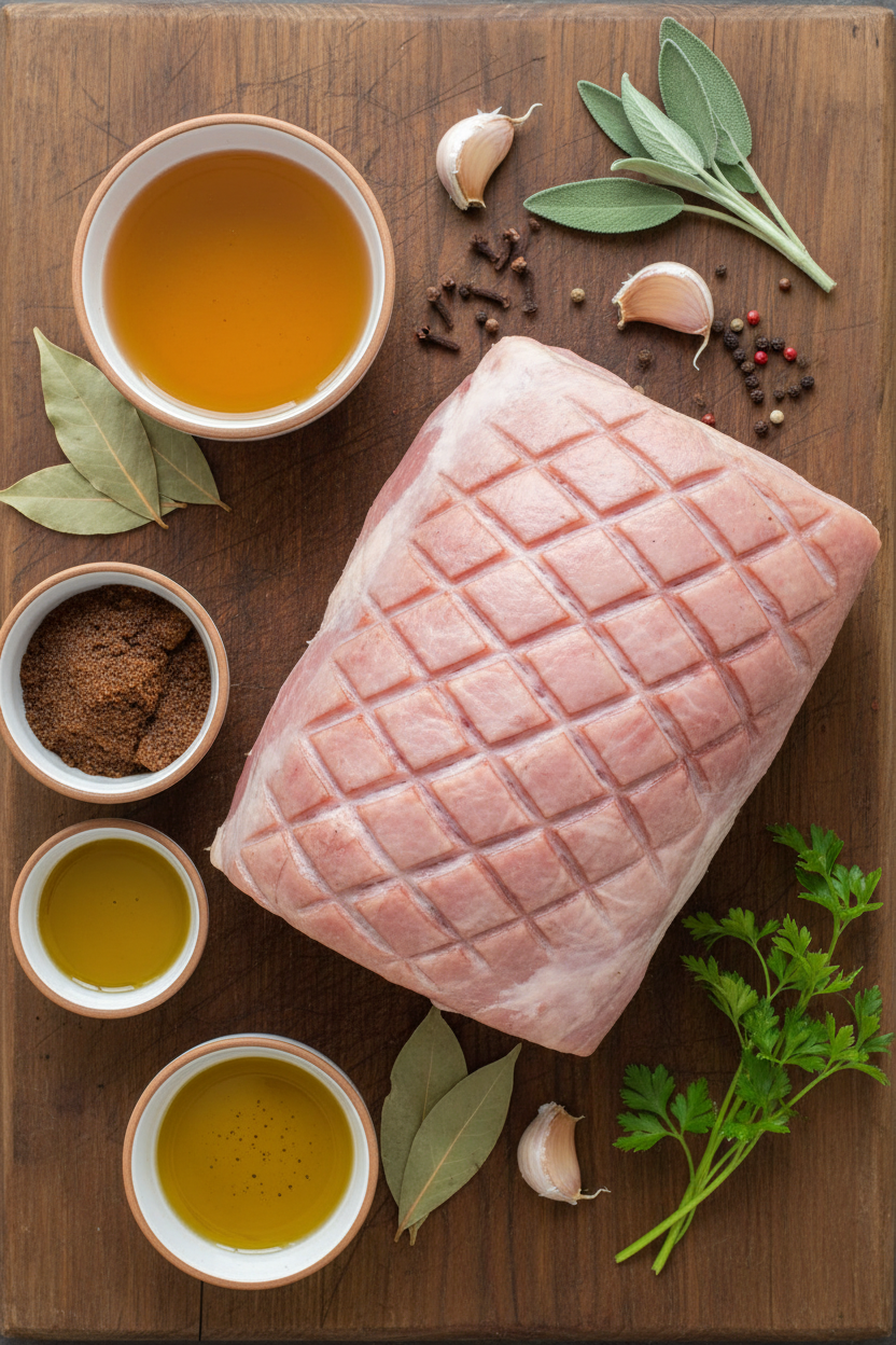 Perfect Roasted Fresh Ham at Home