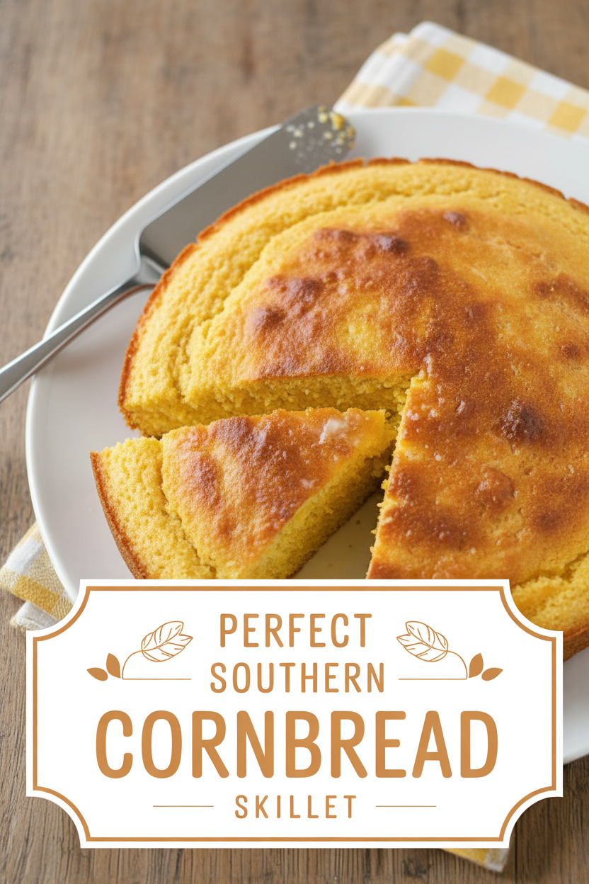 Perfect Southern Skillet Cornbread