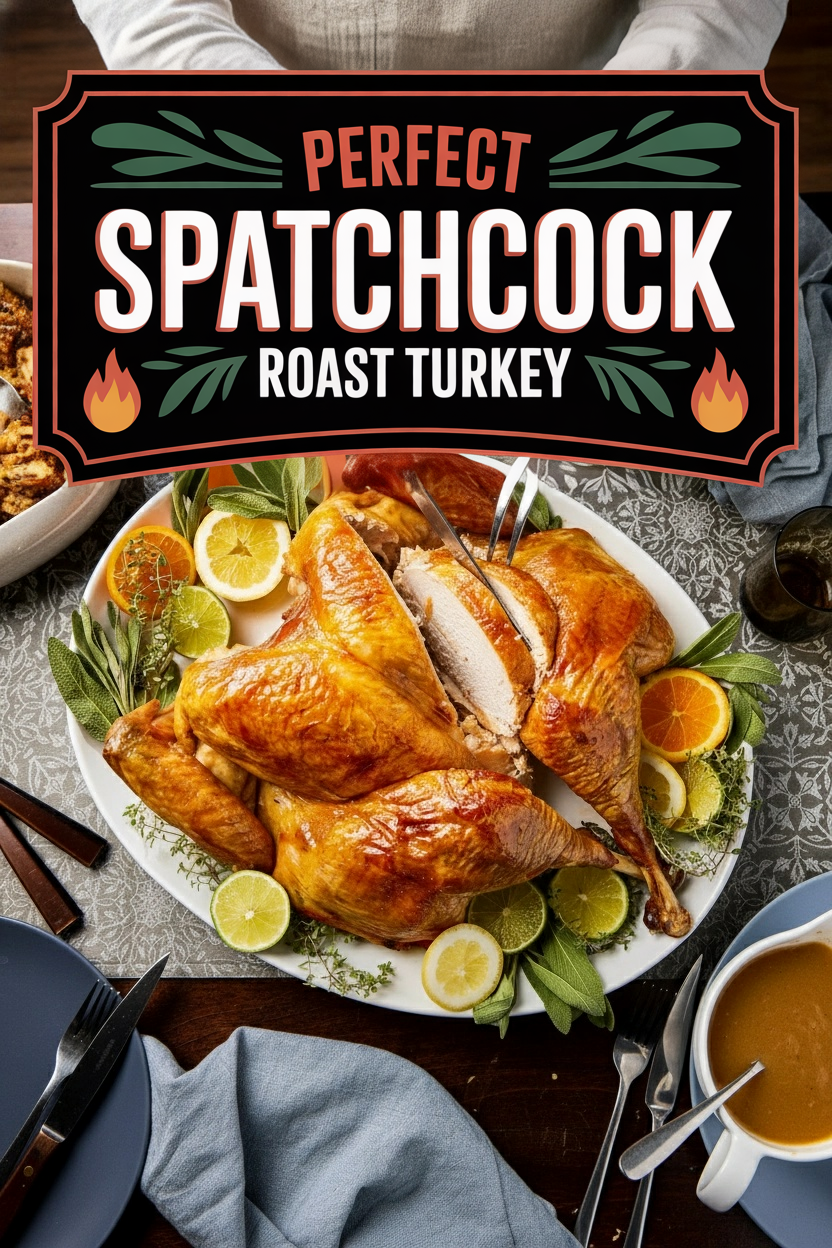 Perfect Spatchcock Roast Turkey