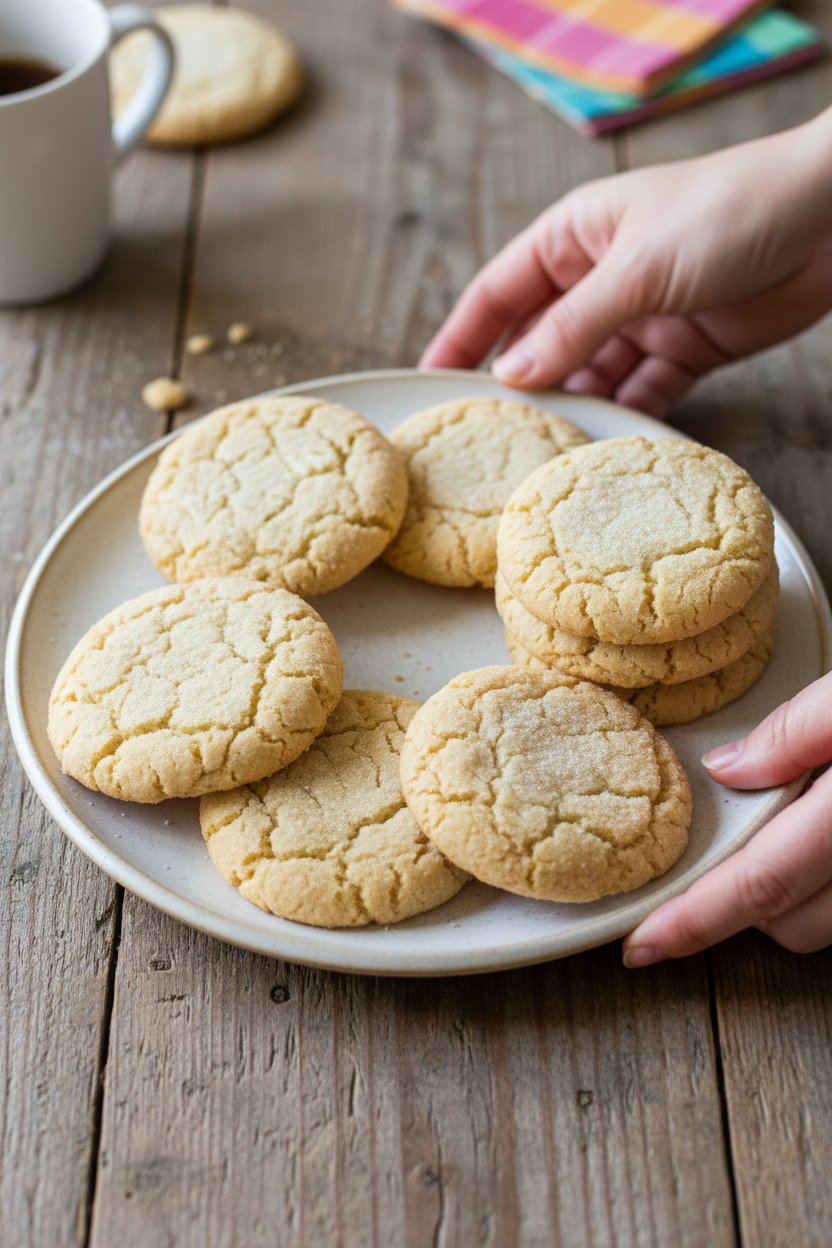 Perfectly Chewy Gluten Free Sugar Cookies