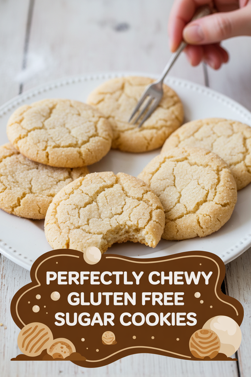 Perfectly Chewy Gluten Free Sugar Cookies