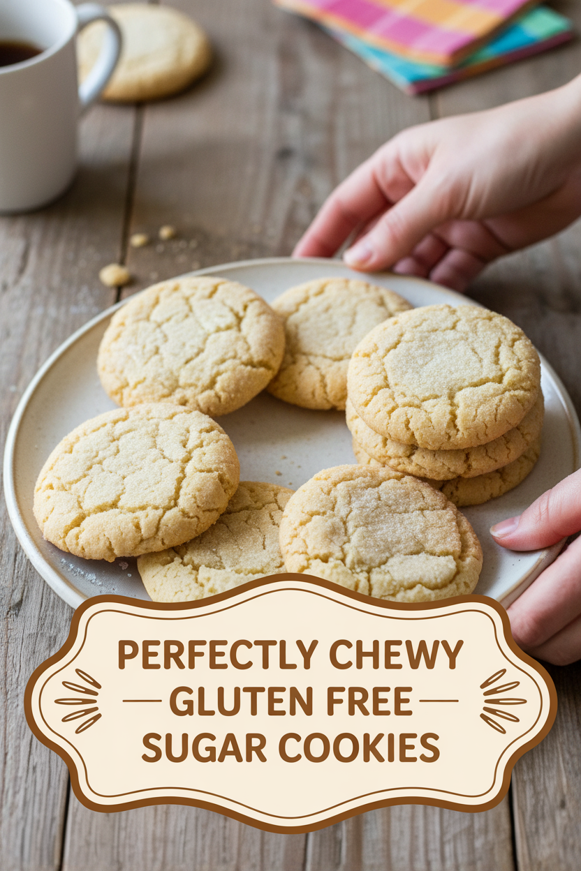 Perfectly Chewy Gluten Free Sugar Cookies