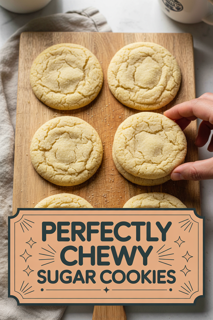 Perfectly Chewy Sugar Cookies