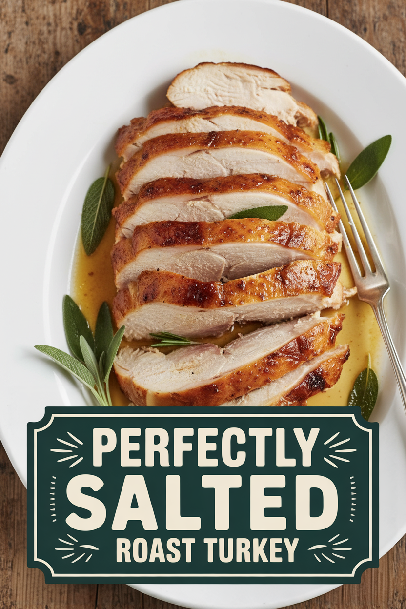 Perfectly Salted Roast Turkey