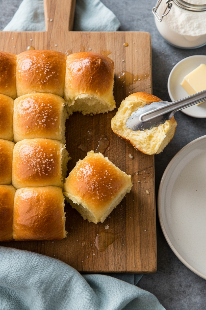 Perfectly Soft Buttery Brioche Rolls