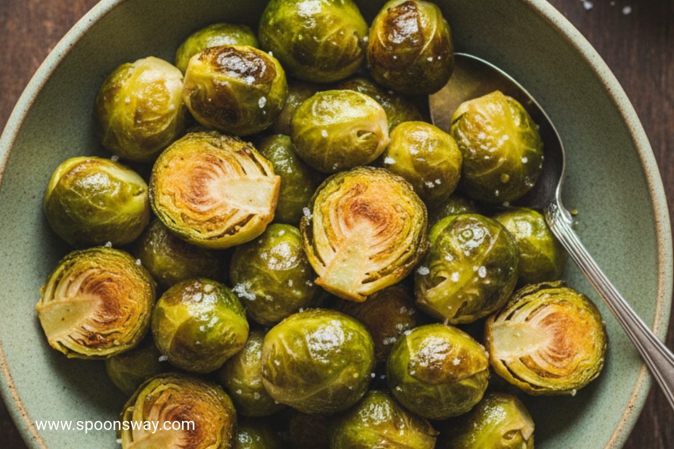 Perfectly Tender Braised Brussels Sprouts
