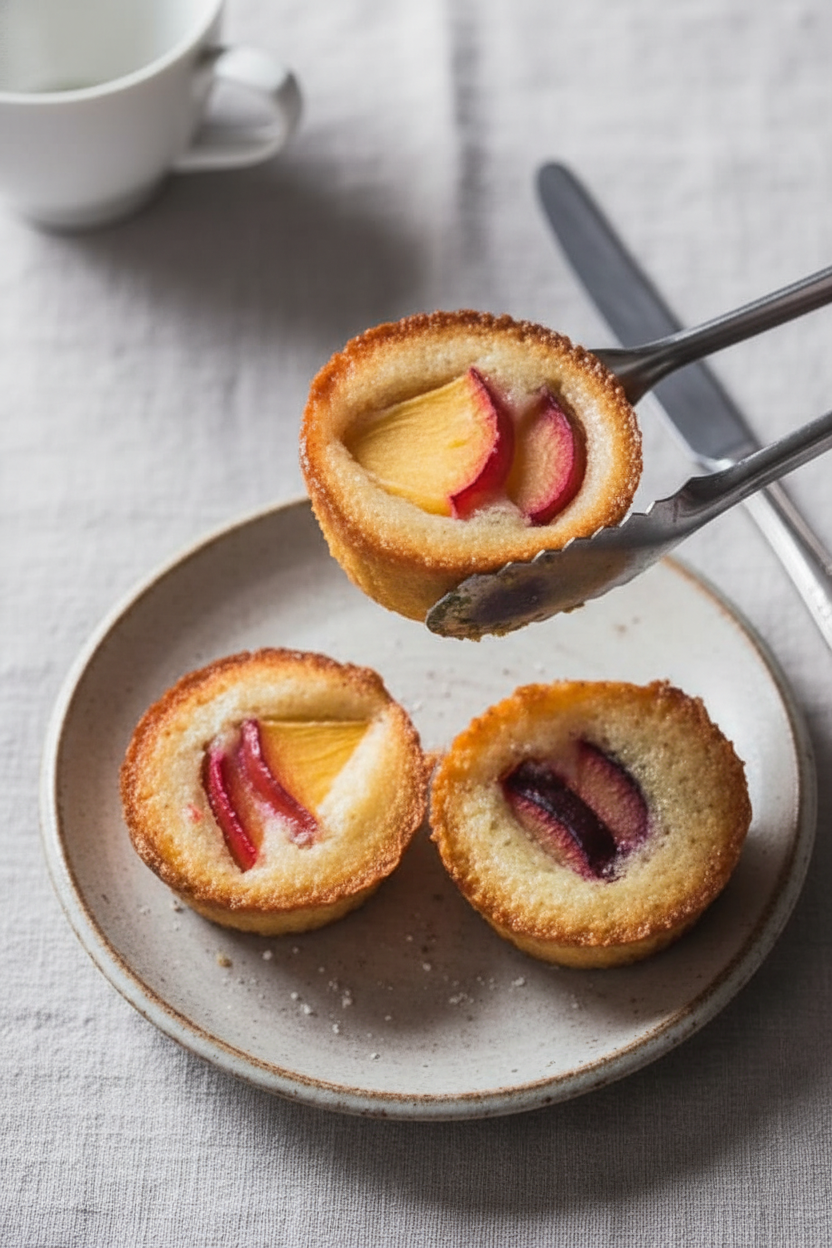 Plum Financier Cake Recipe