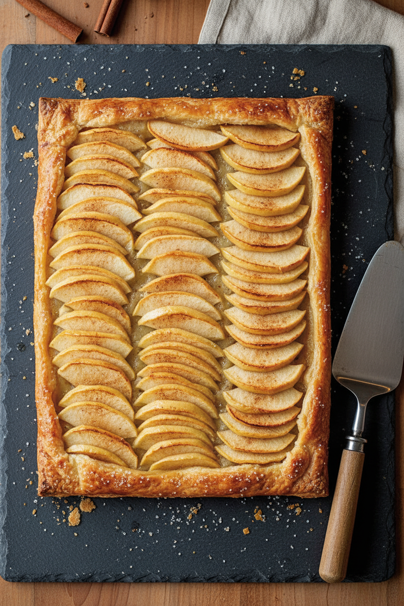 Rustic Apple Slab Tart