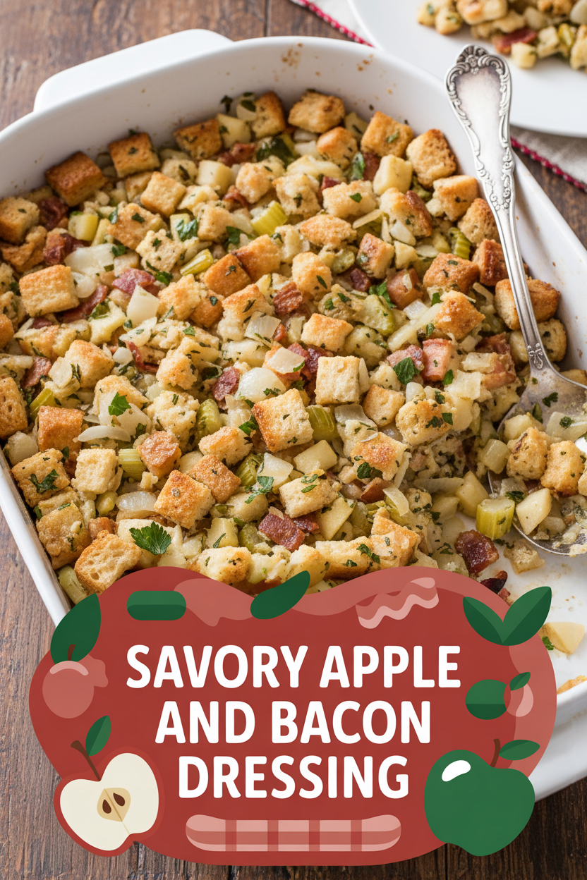 Savory Apple and Bacon Dressing