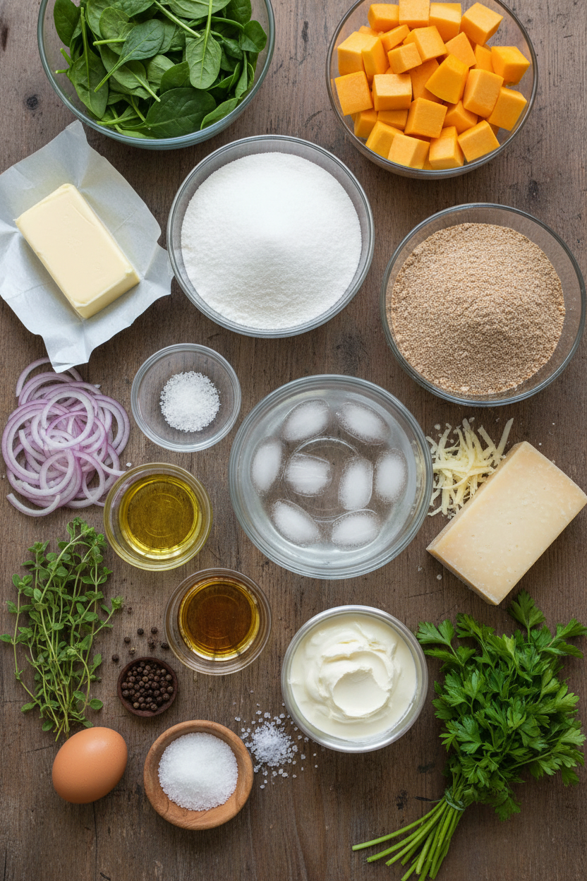 Savory Butternut Squash and Gruyère Galette
