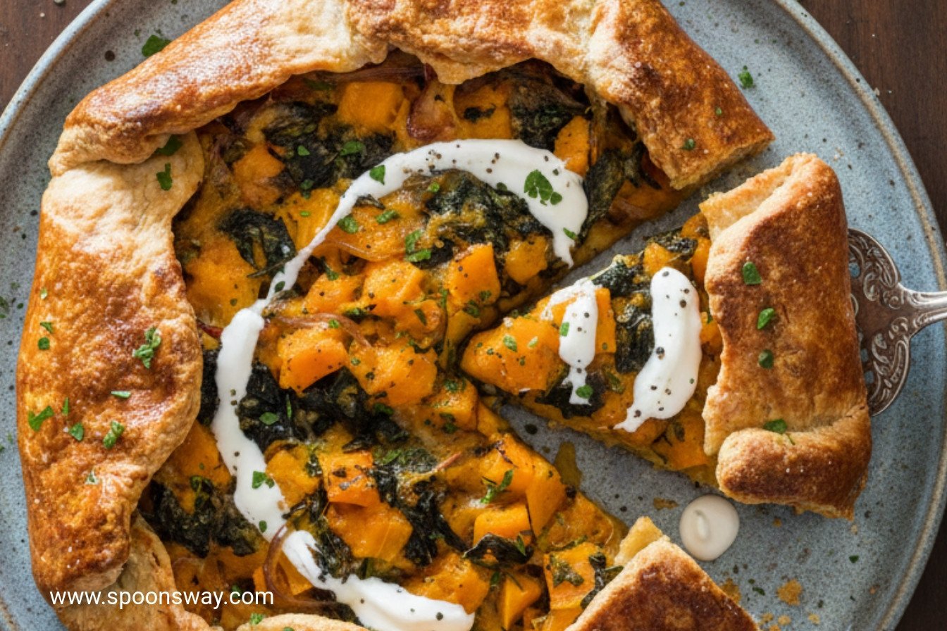 Savory Butternut Squash and Gruyère Galette