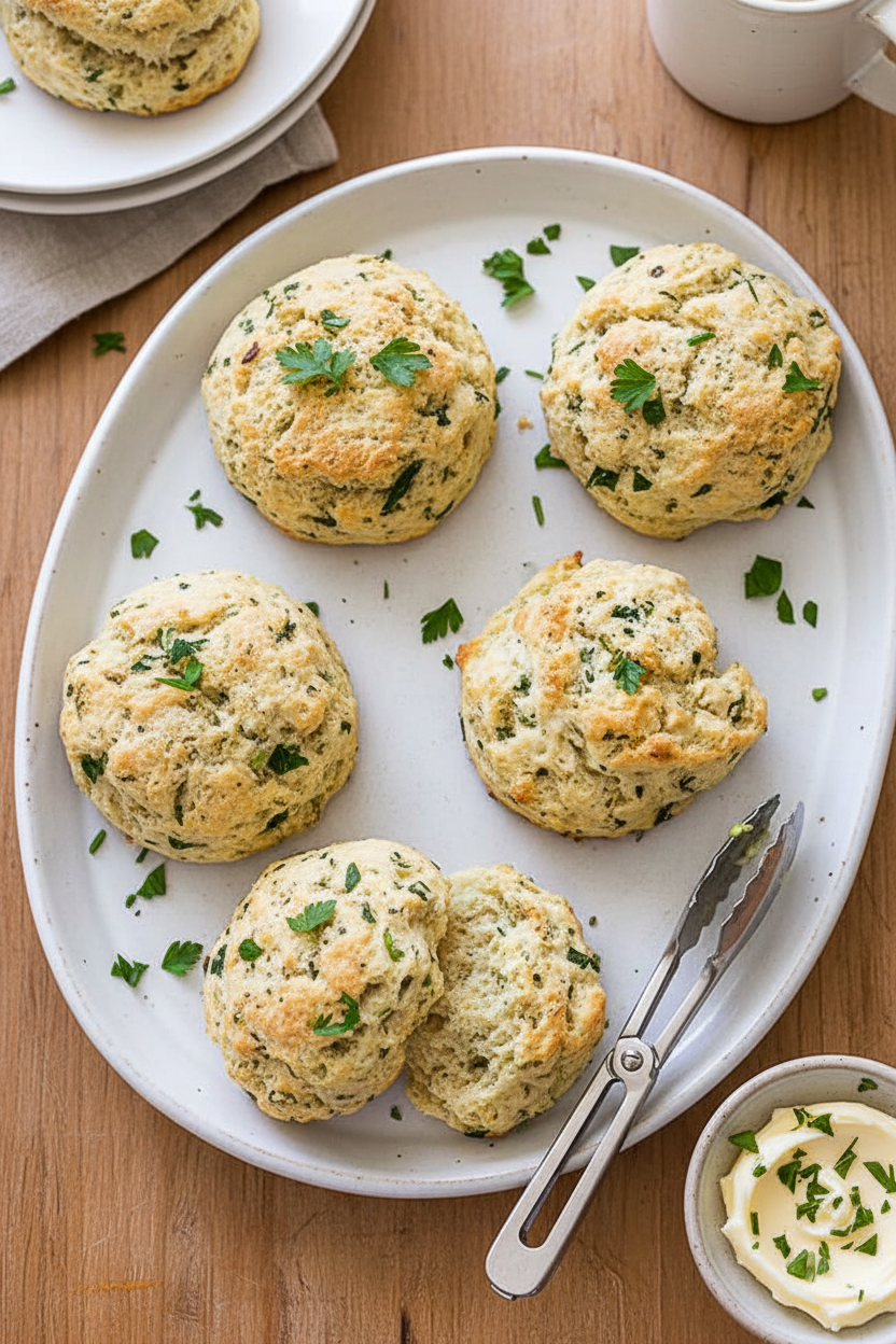 Savory Herb Drop Biscuit Recipe