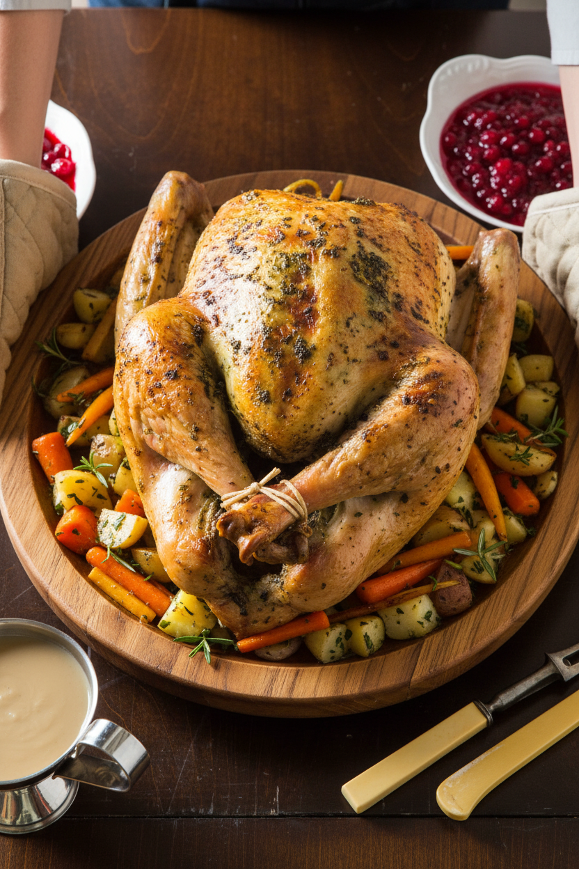Savory Herb Roasted Holiday Turkey