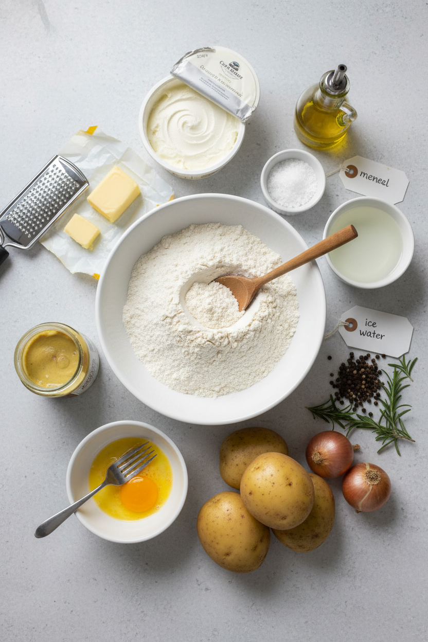 Savory Potato and Parmesan Tart