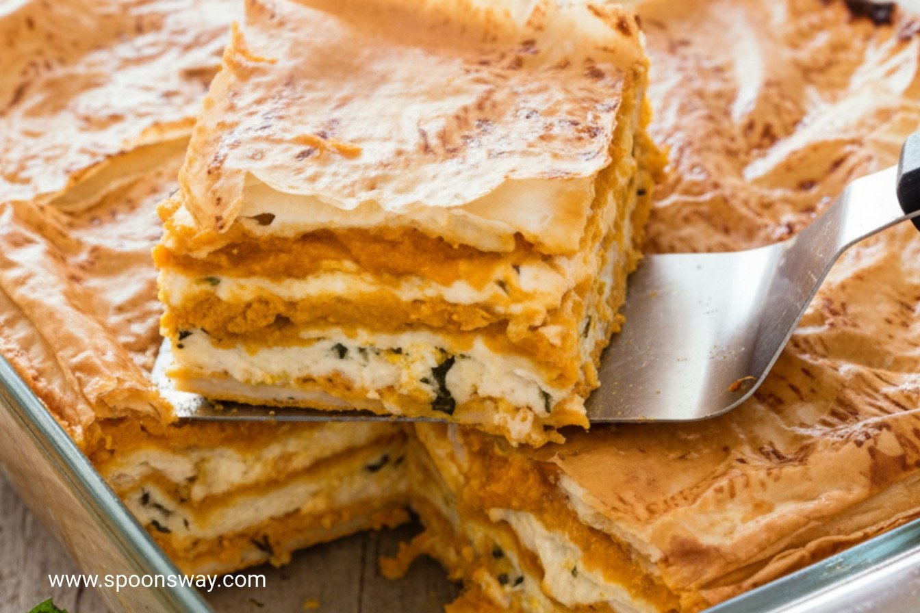 Savory Pumpkin and Phyllo Pastry