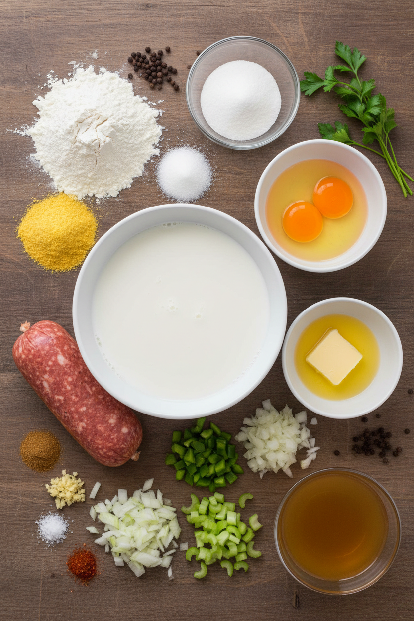 Savory Sausage and Herb Cornbread Stuffing