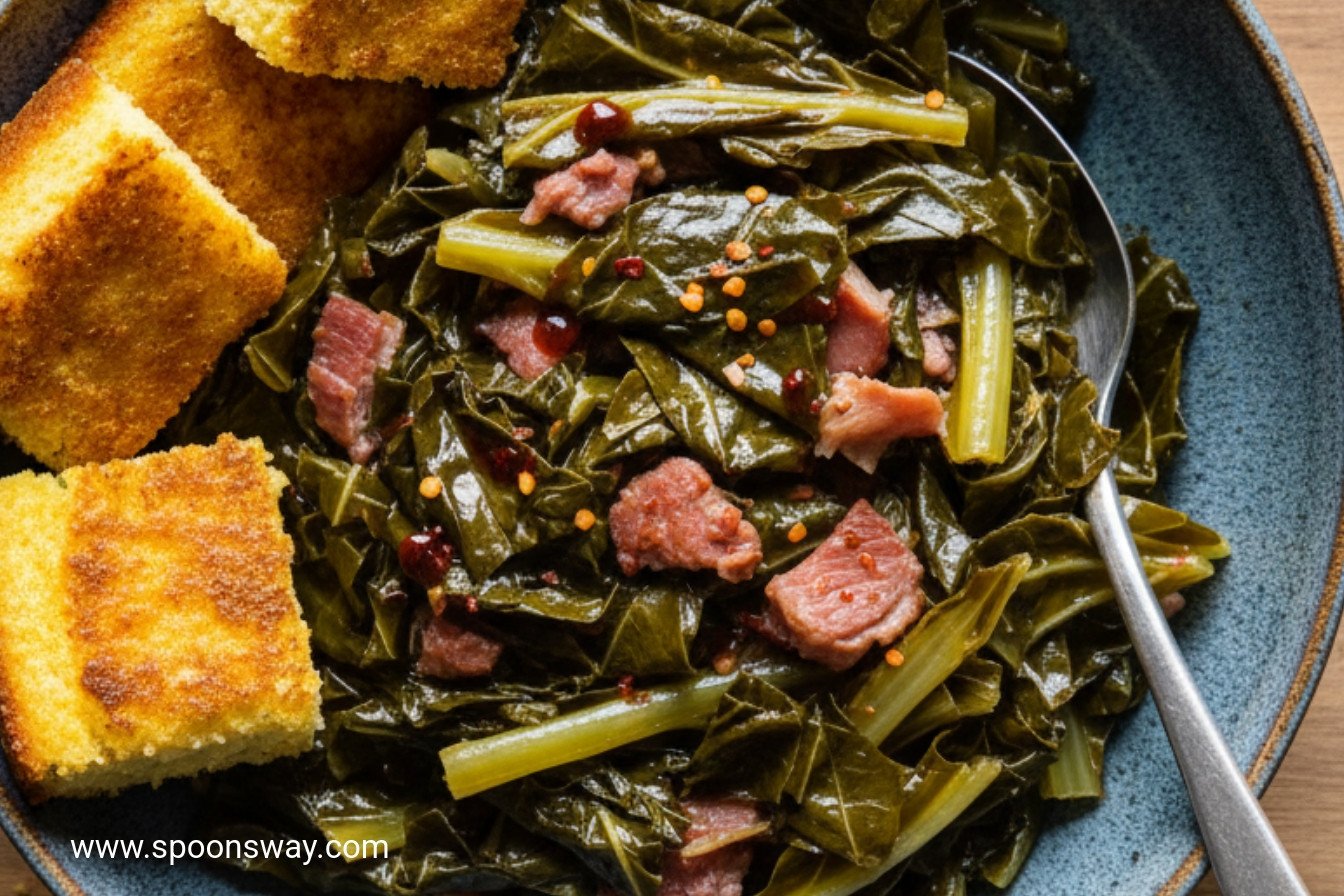 Savory Southern Collards with Smoky Pork