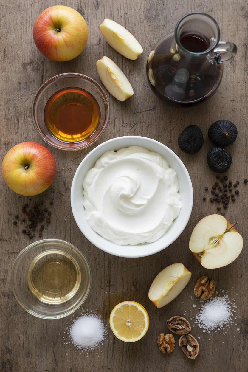 Skillet Roasted Apples with Figs and Walnuts