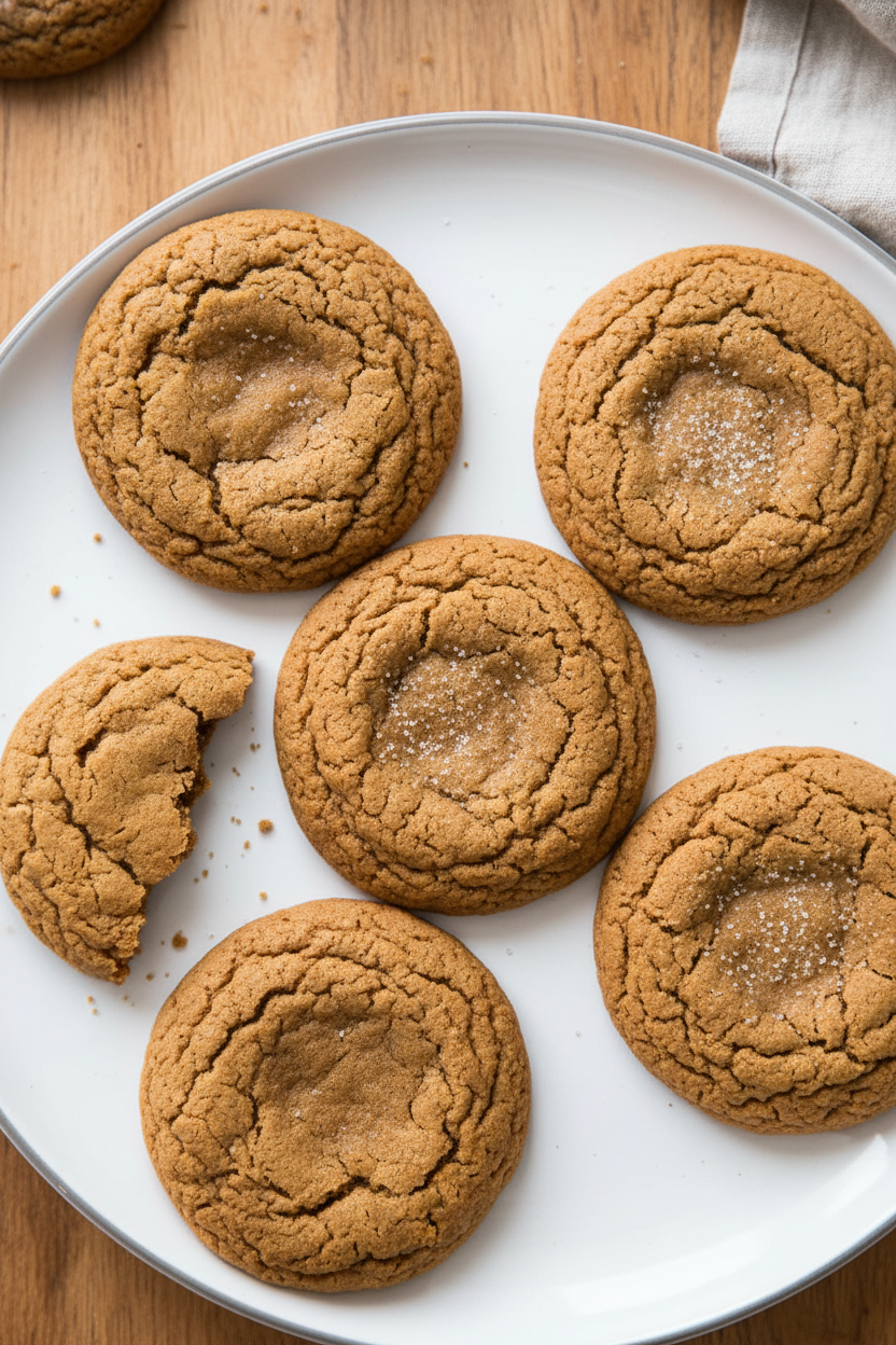 Soft Molasses Spice Cookies