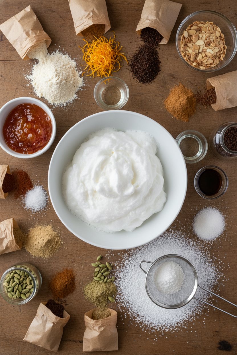 Spiced Almond Wreath Christmas Cookies