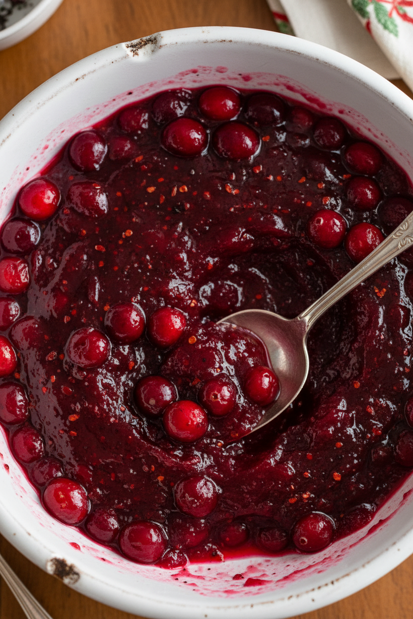 Spiced Ancho Cranberry Jelly