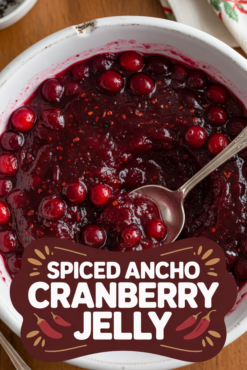 Spiced Ancho Cranberry Jelly